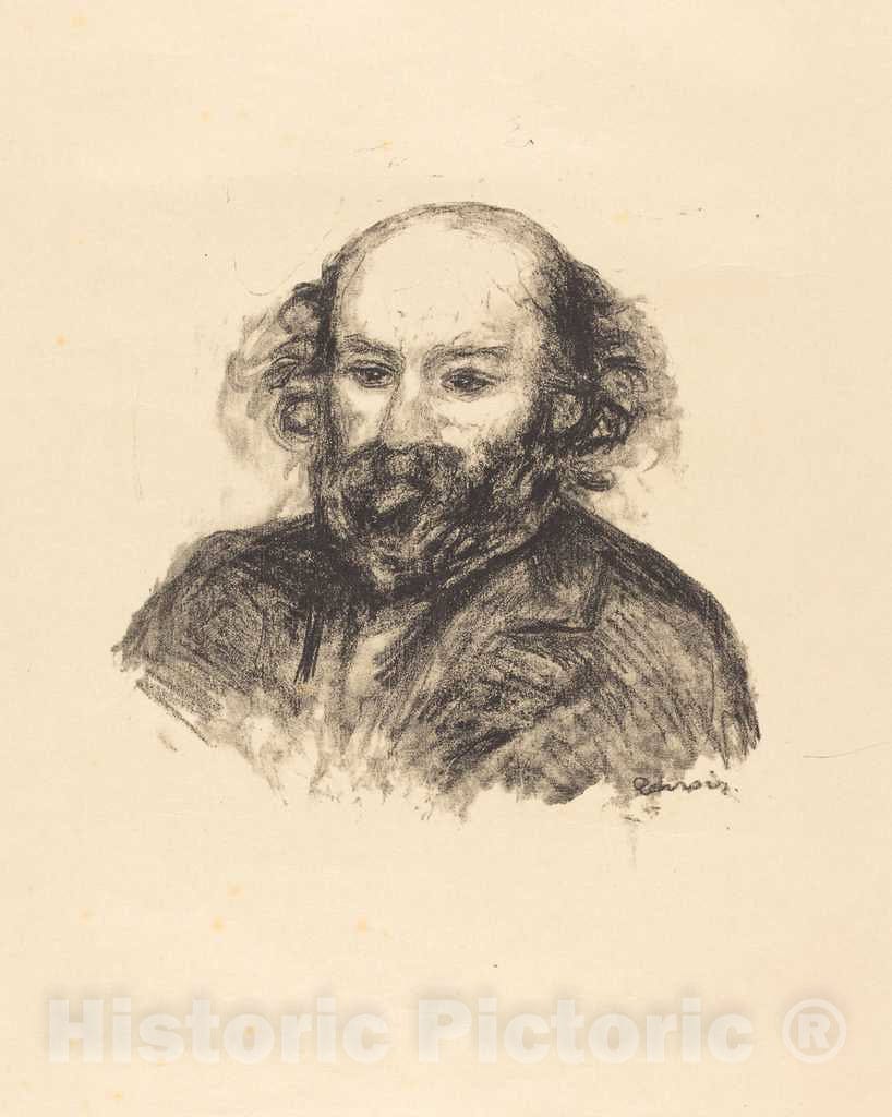 Art Print : Auguste Renoir, Paul CÃ©zanne, 1902 - Vintage Wall Art