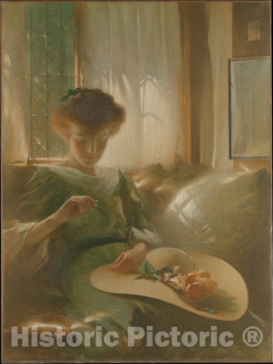 Art Print : John White Alexander - The Ring : Vintage Wall Art