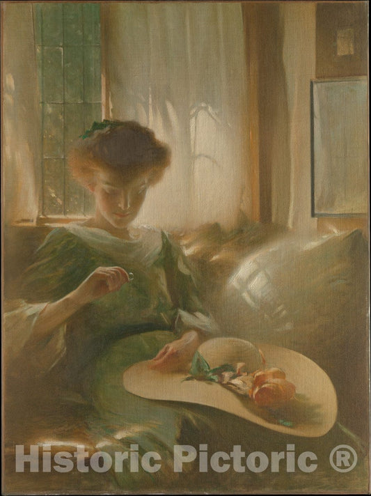 Art Print : John White Alexander - The Ring : Vintage Wall Art