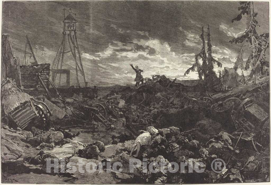 Art Print : Daniel Vierge, Michel Strogoff au ThÃ©Ã¢tre du Chatelet, 1880 - Vintage Wall Art