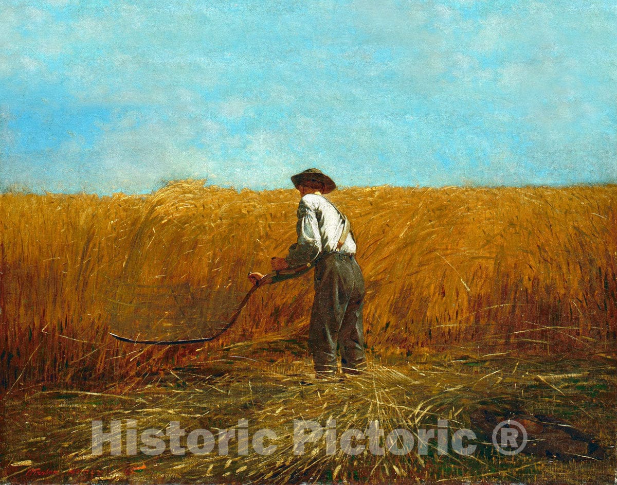 Art Print : Winslow Homer - The Veteran in a New Field : Vintage Wall Art