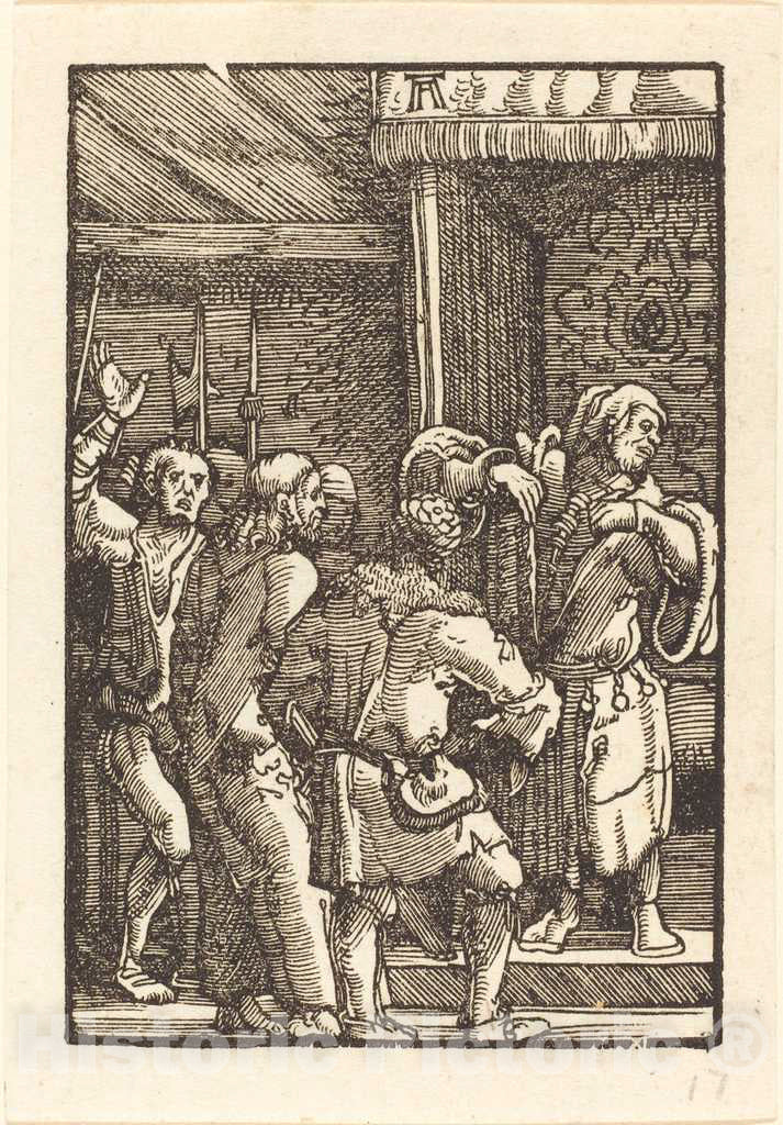 Art Print : Albrecht Altdorfer, Christ Before Pilate, c. 1513 - Vintage Wall Art