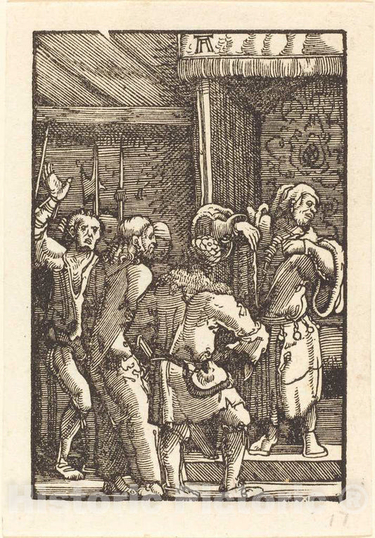 Art Print : Albrecht Altdorfer, Christ Before Pilate, c. 1513 - Vintage Wall Art