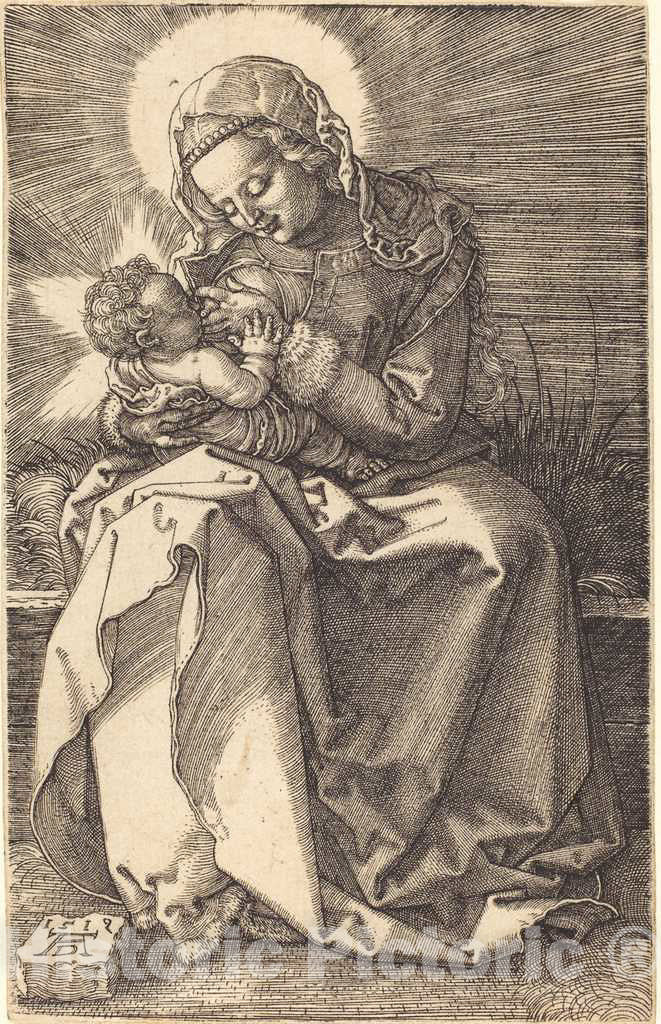 Art Print : Albrecht DÃ¼rer, The Virgin Nursing The Child, 1519 - Vintage Wall Art