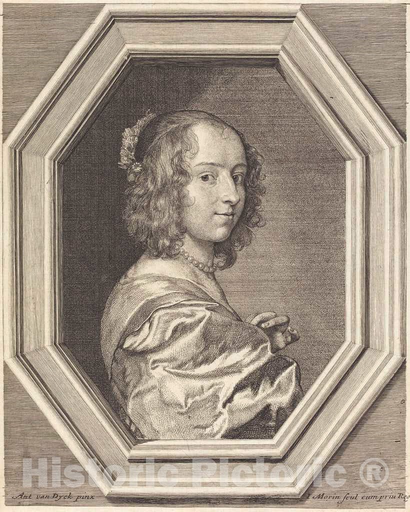 Art Print : Morin After Van Dyck, Marguerite Lemon - Vintage Wall Art