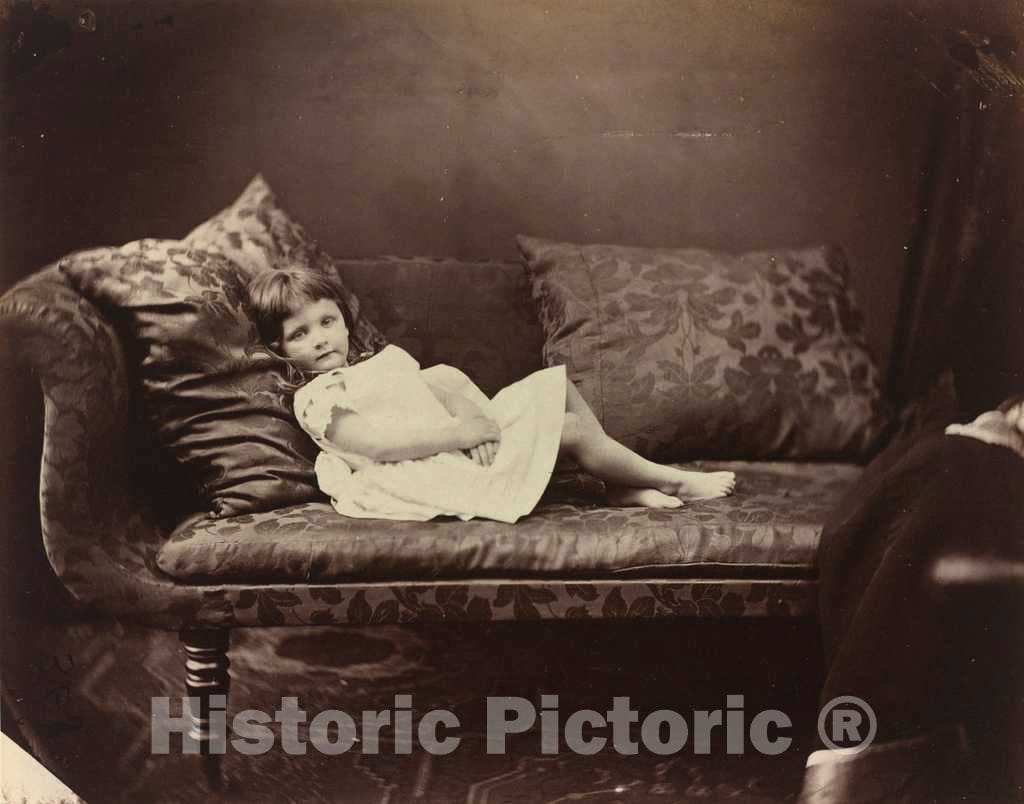 Art Print : Charles Lutwidge Dodgson, Xie Kitchin, 1869 - Vintage Wall Art