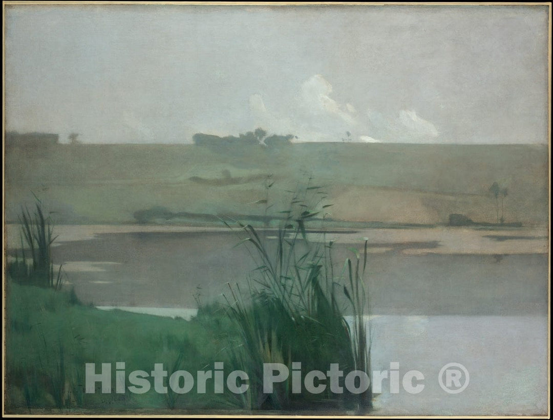 Art Print : John Henry Twachtman - Arques-la-Bataille 1 : Vintage Wall Art