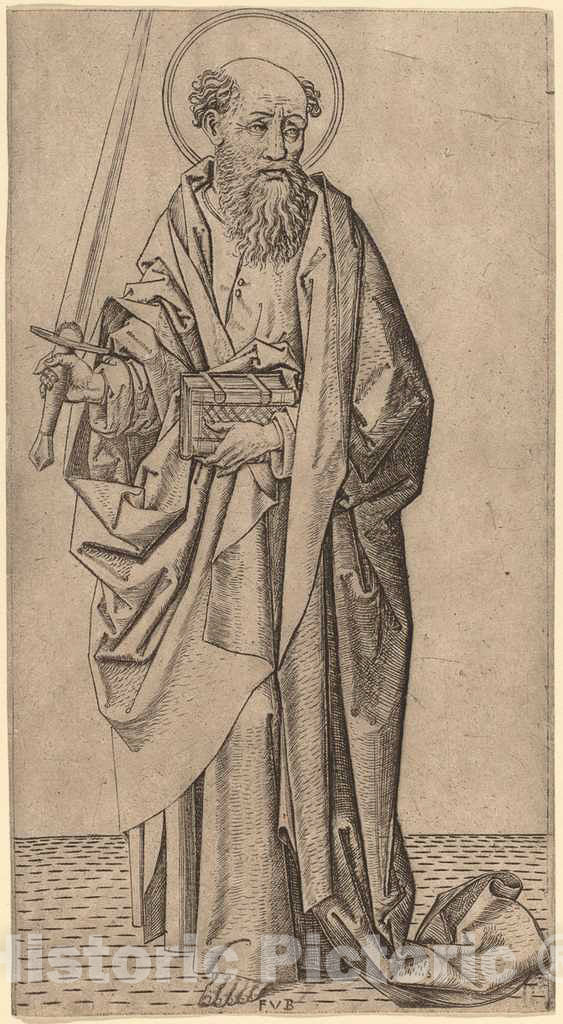 Art Print : Saint Paul, c.1495 - Vintage Wall Art