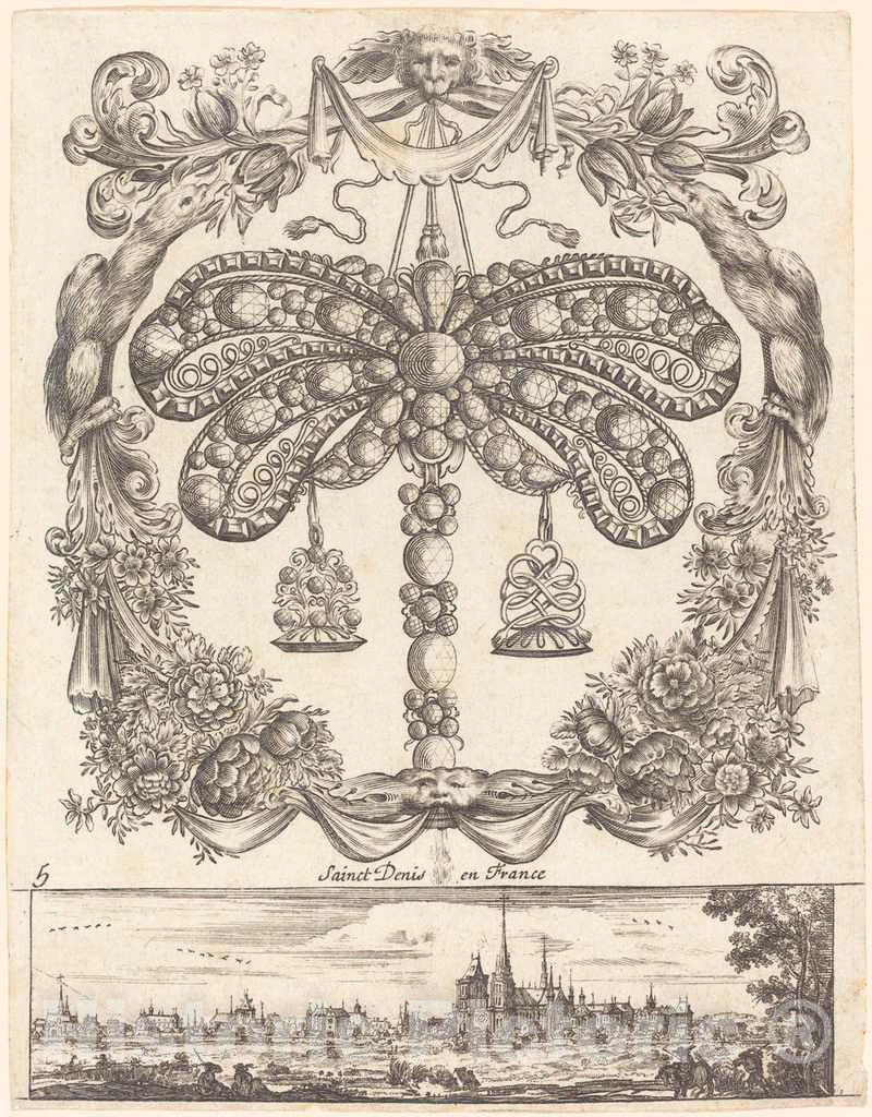Art Print : FranÃ§ois Le Febvre, Saint Denis en France, 1665 - Vintage Wall Art