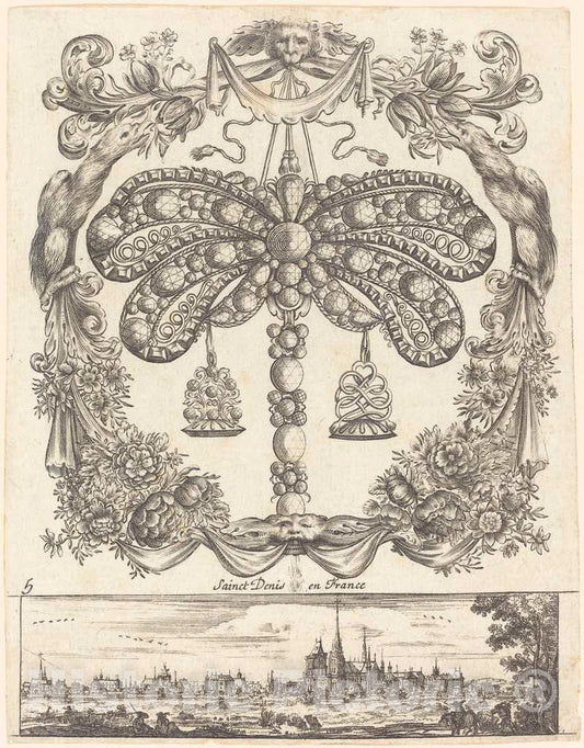 Art Print : FranÃ§ois Le Febvre, Saint Denis en France, 1665 - Vintage Wall Art