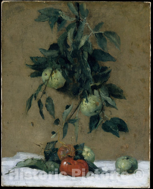Art Print : Julian Alden Weir - Fruit : Vintage Wall Art