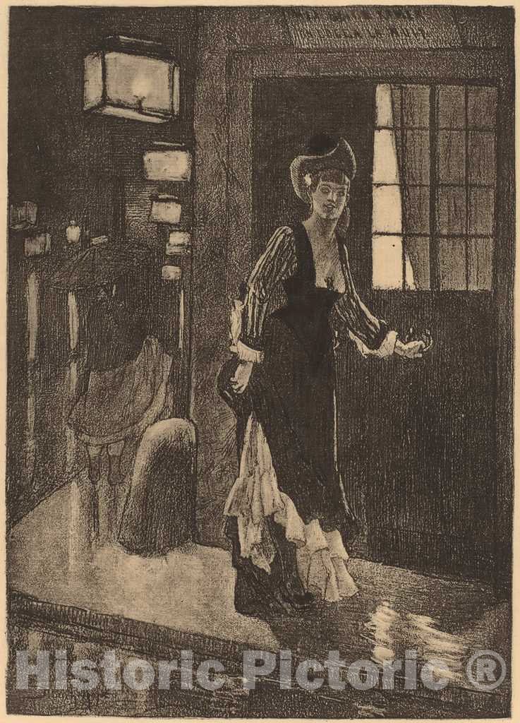 Art Print : FÃ©licien Rops, Le Rydeack - Vintage Wall Art