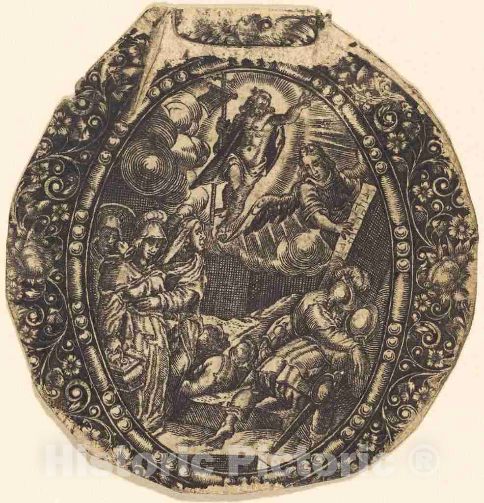 Art Print : Antoine Jacquard, The Resurrection - Vintage Wall Art