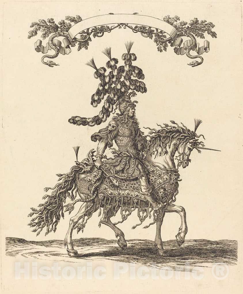 Art Print : FranÃ§ois Chauveau, Le Duc de Guise, Roy Ameriquain - Vintage Wall Art