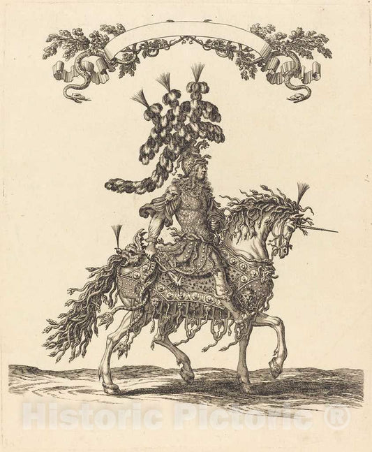 Art Print : FranÃ§ois Chauveau, Le Duc de Guise, Roy Ameriquain - Vintage Wall Art