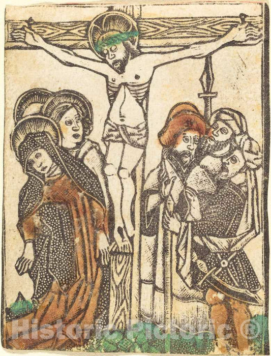 Art Print : The Crucifixion, c.1470 - Vintage Wall Art