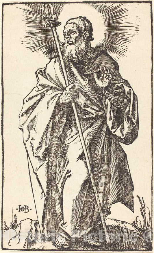 Art Print : Hans Baldung Grien, Saint Thomas, 1519 - Vintage Wall Art