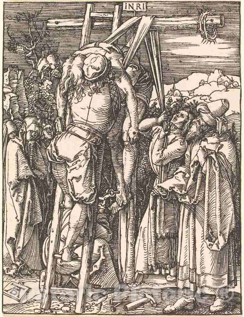 Art Print : Albrecht DÃ¼rer, The Descent from The Cross, c.1510 - Vintage Wall Art