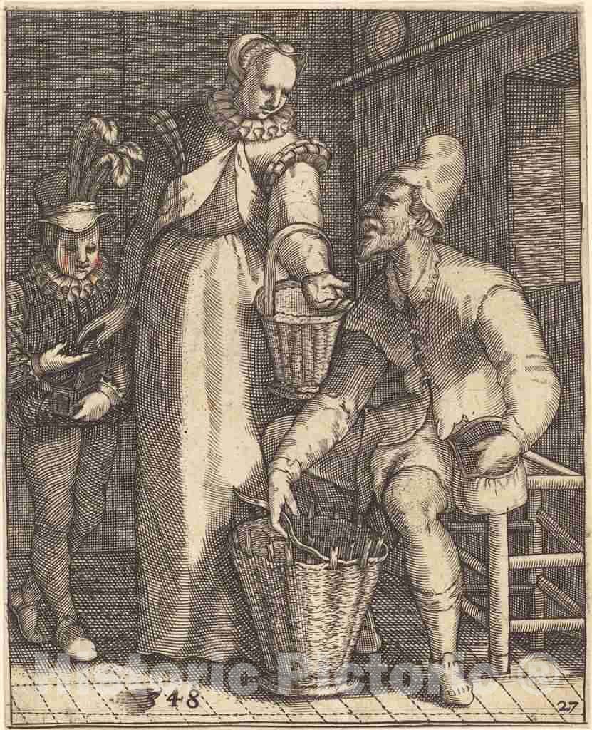Art Print : Andreas Bretschneider III, Exempel und Lehr Jetziger Welt Lauf, 1622 - Vintage Wall Art