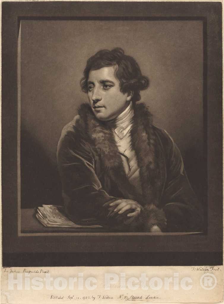Art Print : Watson After Reynolds, Francesco Bartolozzi, 1785 - Vintage Wall Art