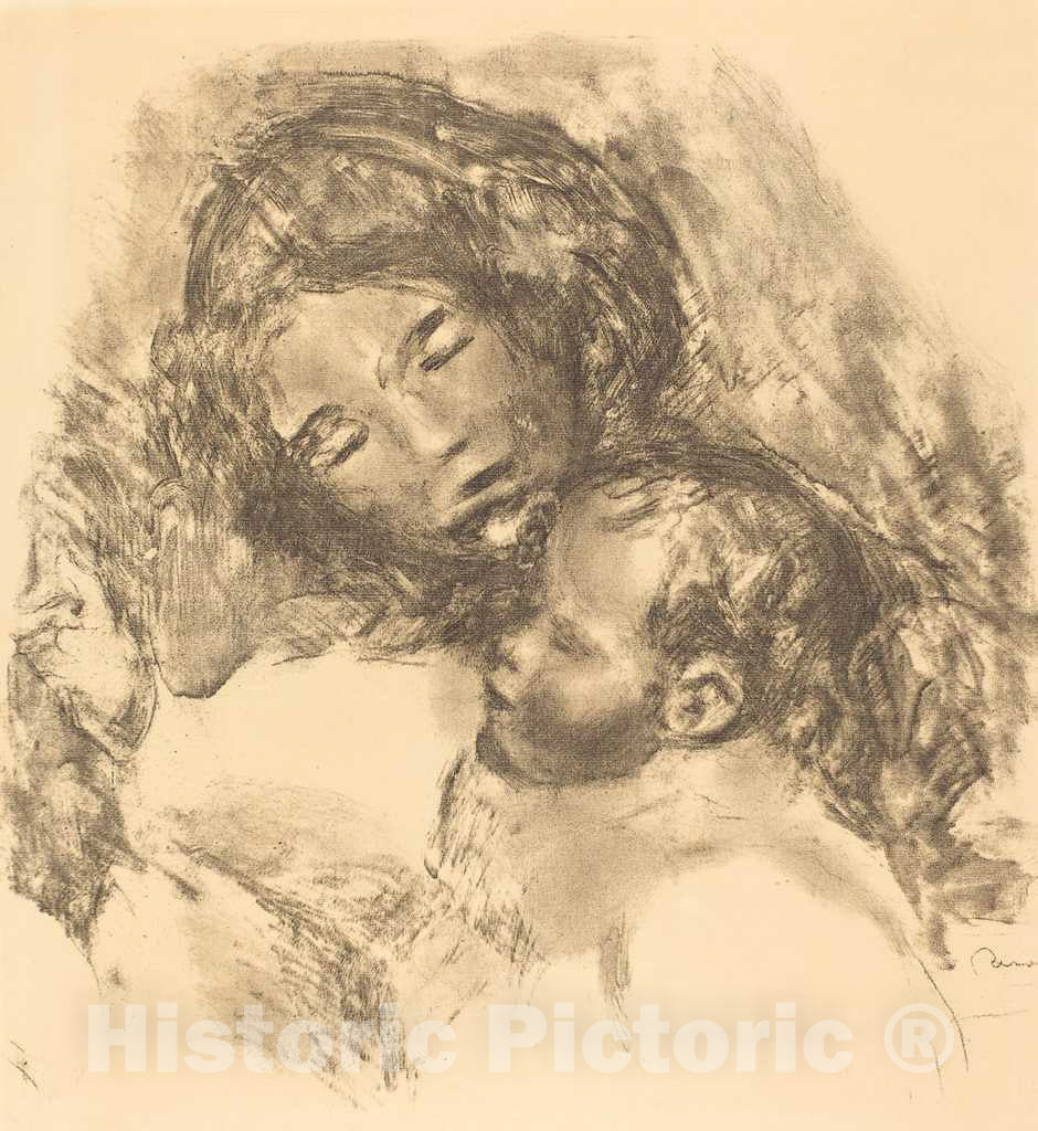 Art Print : Auguste Renoir, Maternity (Maternite), c. 1912 - Vintage Wall Art