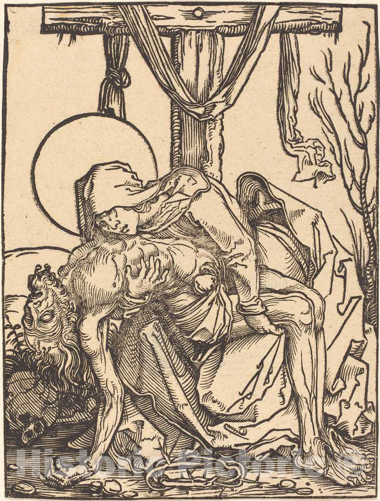 Art Print : Hans Weiditz, PietÃ  - Vintage Wall Art