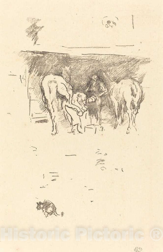Art Print : James McNeill Whistler, The Good Shoe, 1895 - Vintage Wall Art