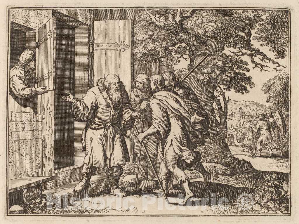 Art Print : Conrad Meyer, Lodging of The Travelers - Vintage Wall Art