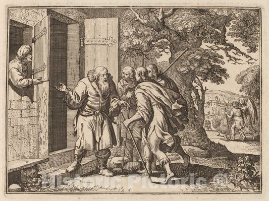 Art Print : Conrad Meyer, Lodging of The Travelers - Vintage Wall Art