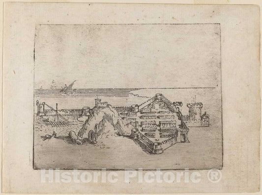 Art Print : Giovanni Battista Bracelli, from Bizzarie di varie Figure, 1624 - Vintage Wall Art
