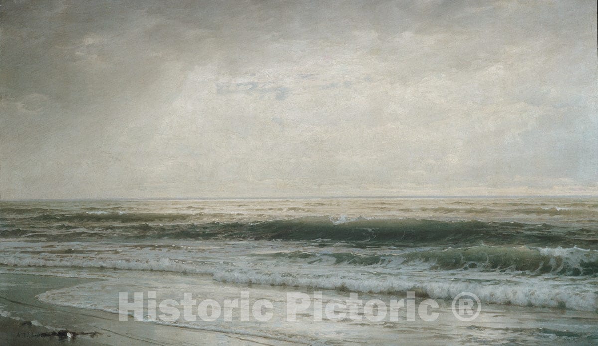 Art Print : William Trost Richards - New Jersey Beach : Vintage Wall Art