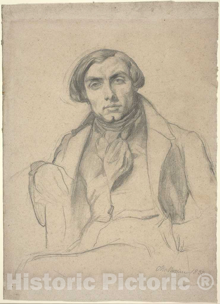 Art Print : ThÃ©odore ChassÃ©riau, Auguste Ottin, 1833 - Vintage Wall Art