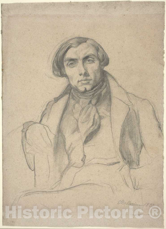 Art Print : ThÃ©odore ChassÃ©riau, Auguste Ottin, 1833 - Vintage Wall Art