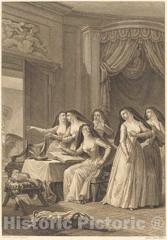 Art Print : Patas After Monnet, Soeur Jeanne - Vintage Wall Art