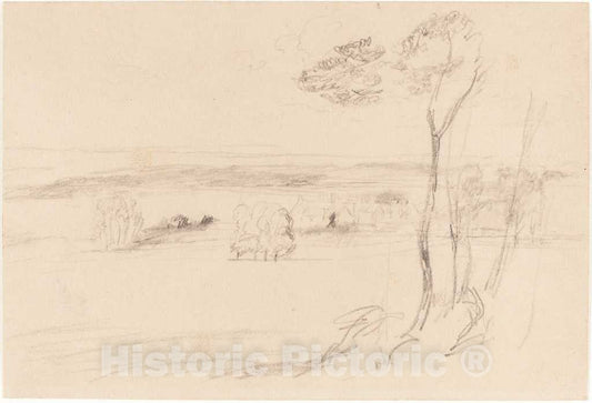 Art Print : Randolph Caldecott, Trouville-sur-Mer, 1879 - Vintage Wall Art