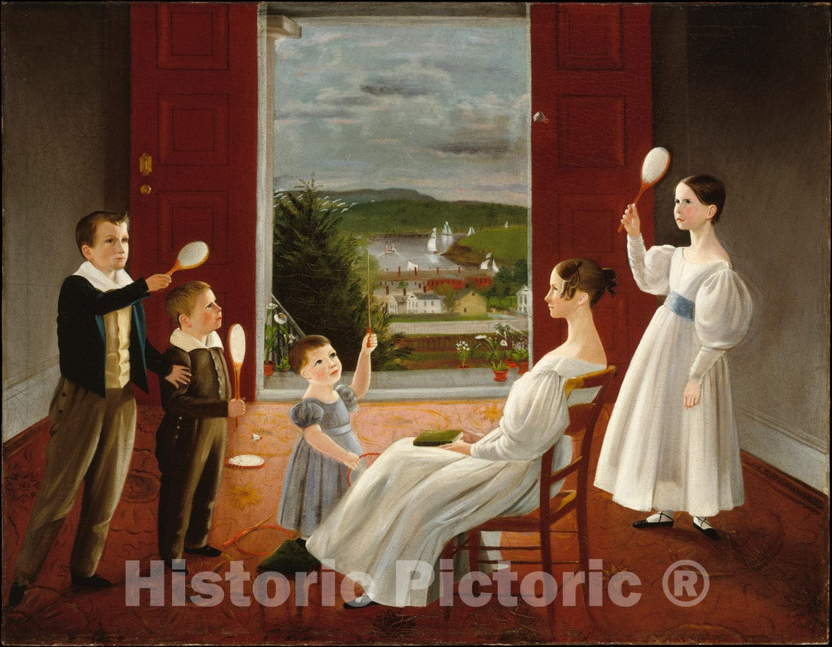 Art Print : Ambrose Andrews - The Children of Nathan Starr : Vintage Wall Art