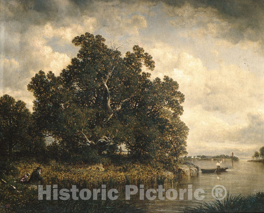 Art Print : David Johnson - Bayside, New Rochelle, New York : Vintage Wall Art