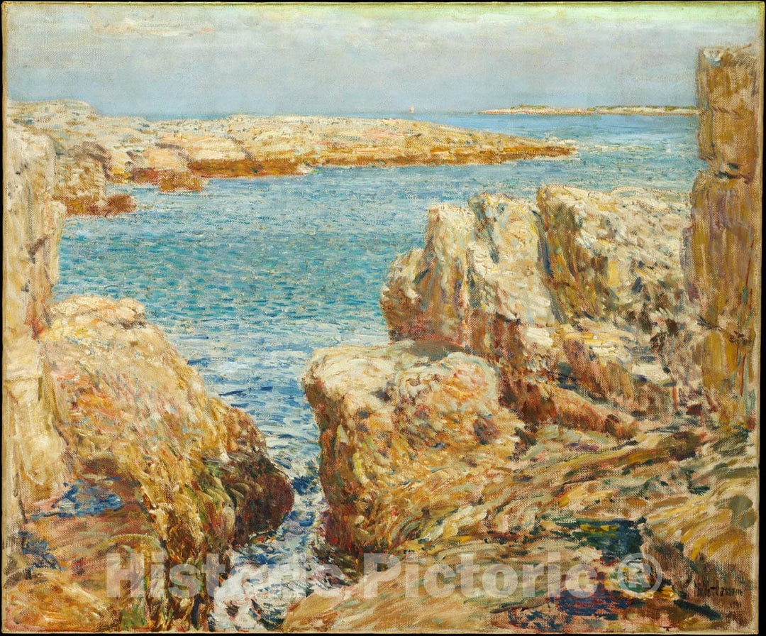 Art Print : Childe Hassam - Coast Scene, Isles of Shoals : Vintage Wall Art