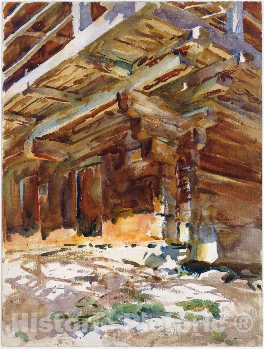 Art Print : John Singer Sargent - Abriès : Vintage Wall Art