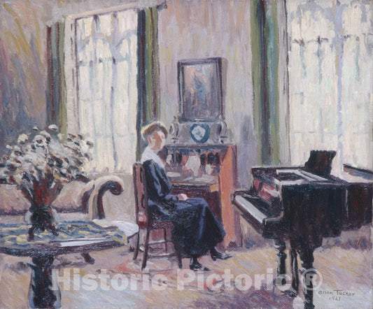 Art Print : Allen Tucker - Interior : Vintage Wall Art
