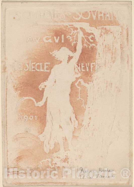 Art Print : Roche, 1901 - Vintage Wall Art