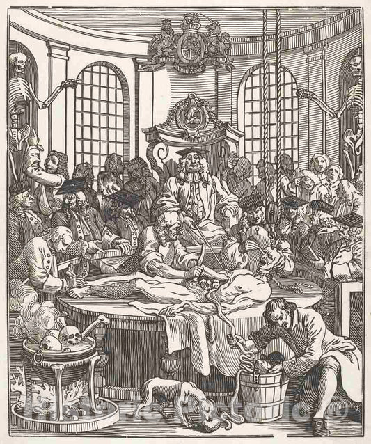 Art Print : Bell, After Hogarth, The Reward of Cruelty, 1750 - Vintage Wall Art