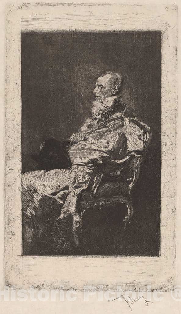 Art Print : Mariano Fortuny y CarbÃ³, The Diplomat, 1868 - Vintage Wall Art