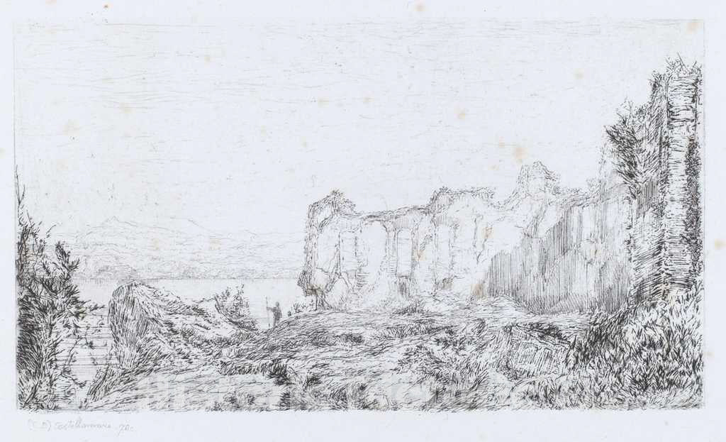 Art Print : Giberto Borromeo Arese, Castellammare, 1870 - Vintage Wall Art