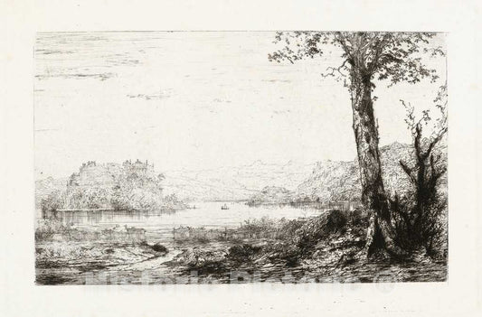 Art Print : Giberto Borromeo, Isola Bella, 1870 - Vintage Wall Art