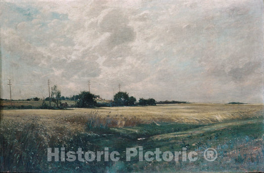Art Print : Edward Gay - Broad Acres : Vintage Wall Art