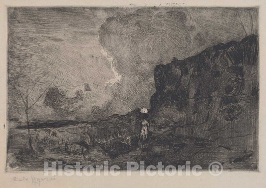 Art Print : Carlo Paolo Agazzi, Landscape [Paesaggio], Before 1915 - Vintage Wall Art