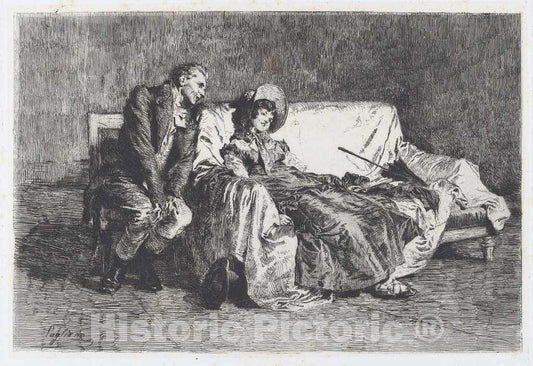 Art Print : Eleuterio Pagliano, Indian Summer [L'estate di San Martino], c. 1883 - Vintage Wall Art