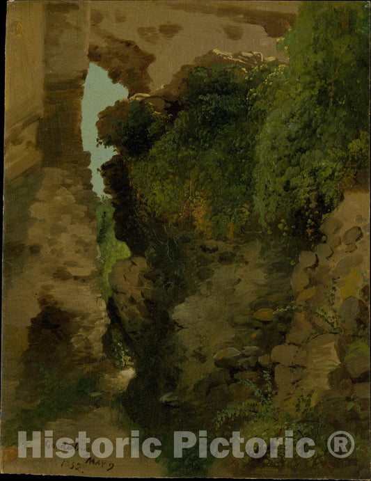 Art Print : James M. Hart - Godesberg : Vintage Wall Art