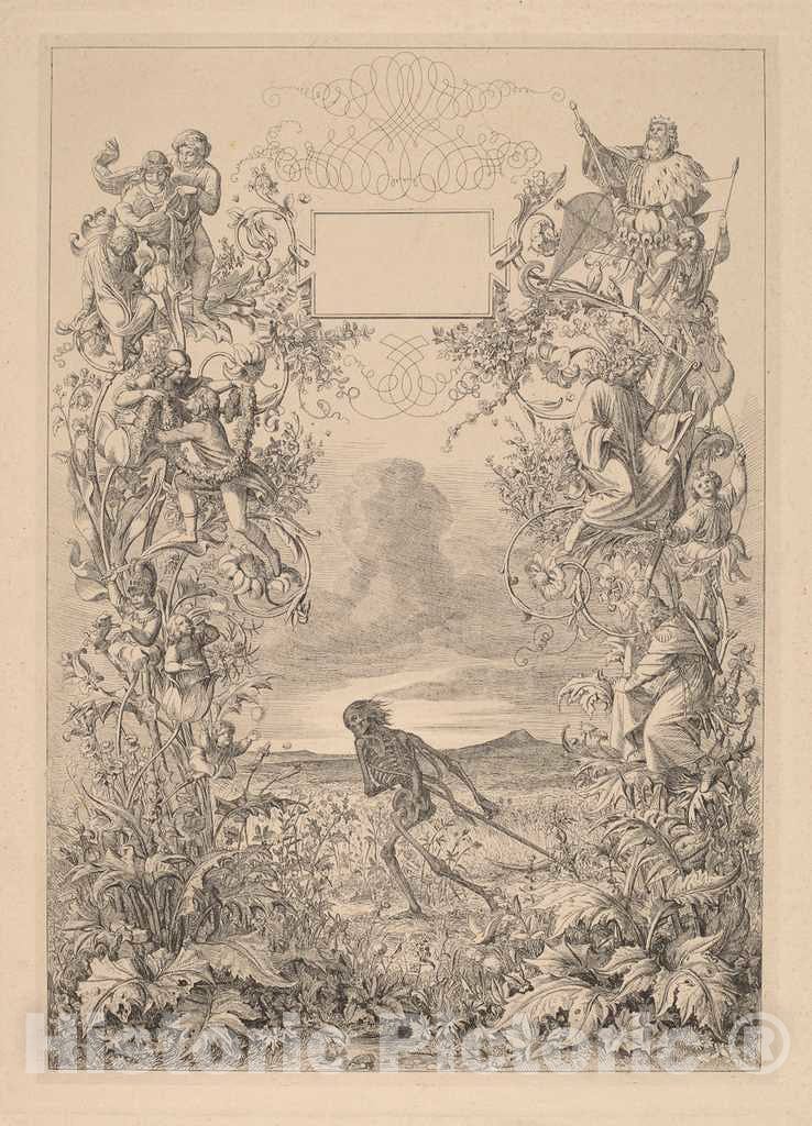 Art Print : Eugen Napoleon Neureuther, Heute Roth, Morgen Tod (Today Red, Tomorrow Dead), 1839 - Vintage Wall Art